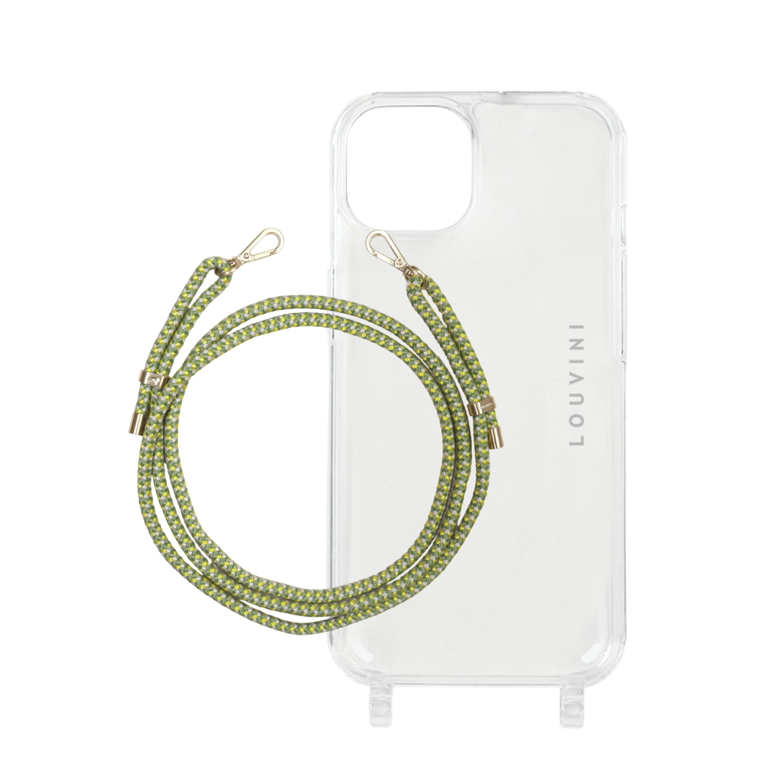 Charlie iPhone Case & Tessa Khaki-Yellow Cord