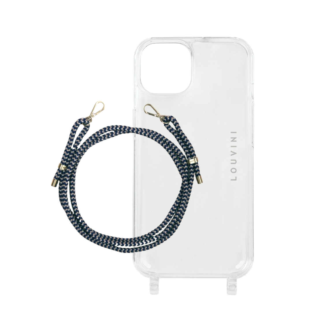 Charlie iPhone Case & Tessa Navy-cream Cord