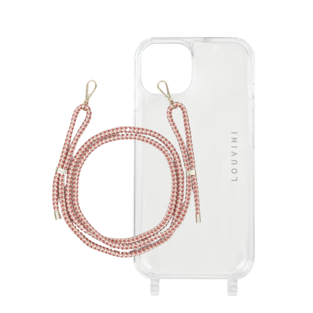 Charlie iPhone Case & Tessa Pink-Red Cord