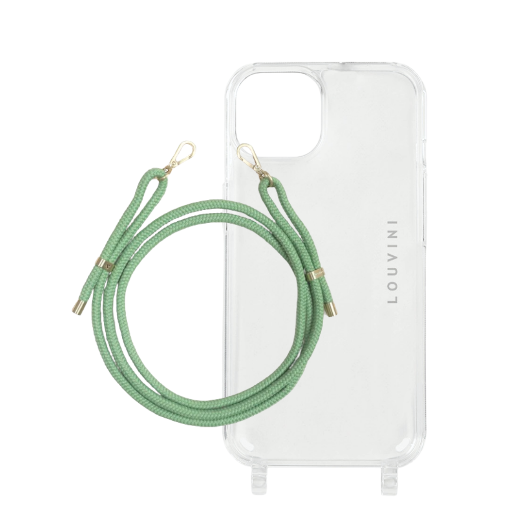 Charlie iPhone Case & Tessa Light-Green Cord