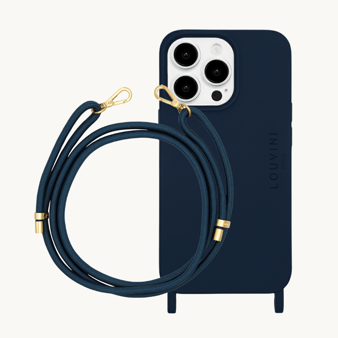 MILO MagSafe Navy iPhone Case & TESSA Navy Cord