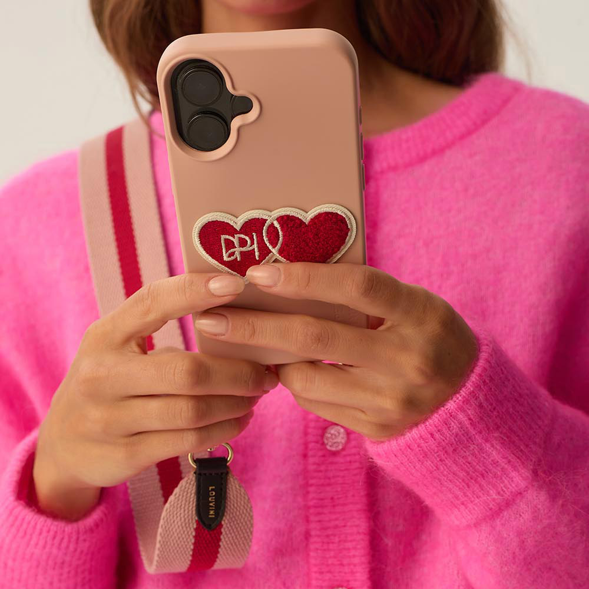 iPhone MagSafe Case with Rings MILO x Des Petits Hauts - Pink