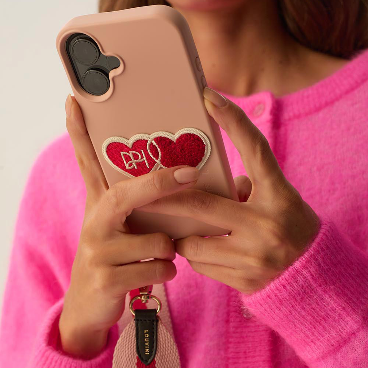 iPhone MagSafe Case with Rings MILO x Des Petits Hauts - Pink
