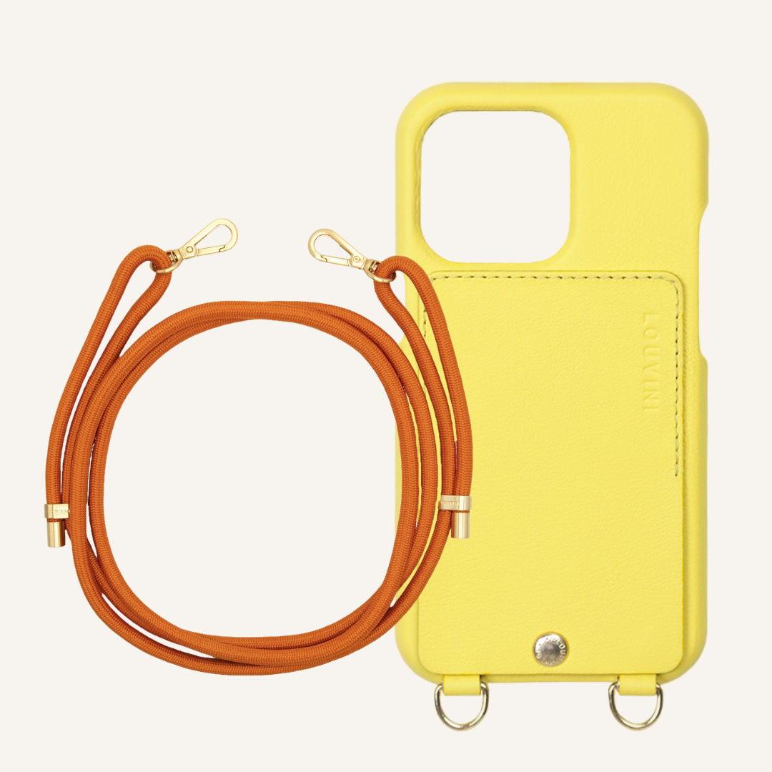 Lou Yellow Case & Tessa Orange New Cord