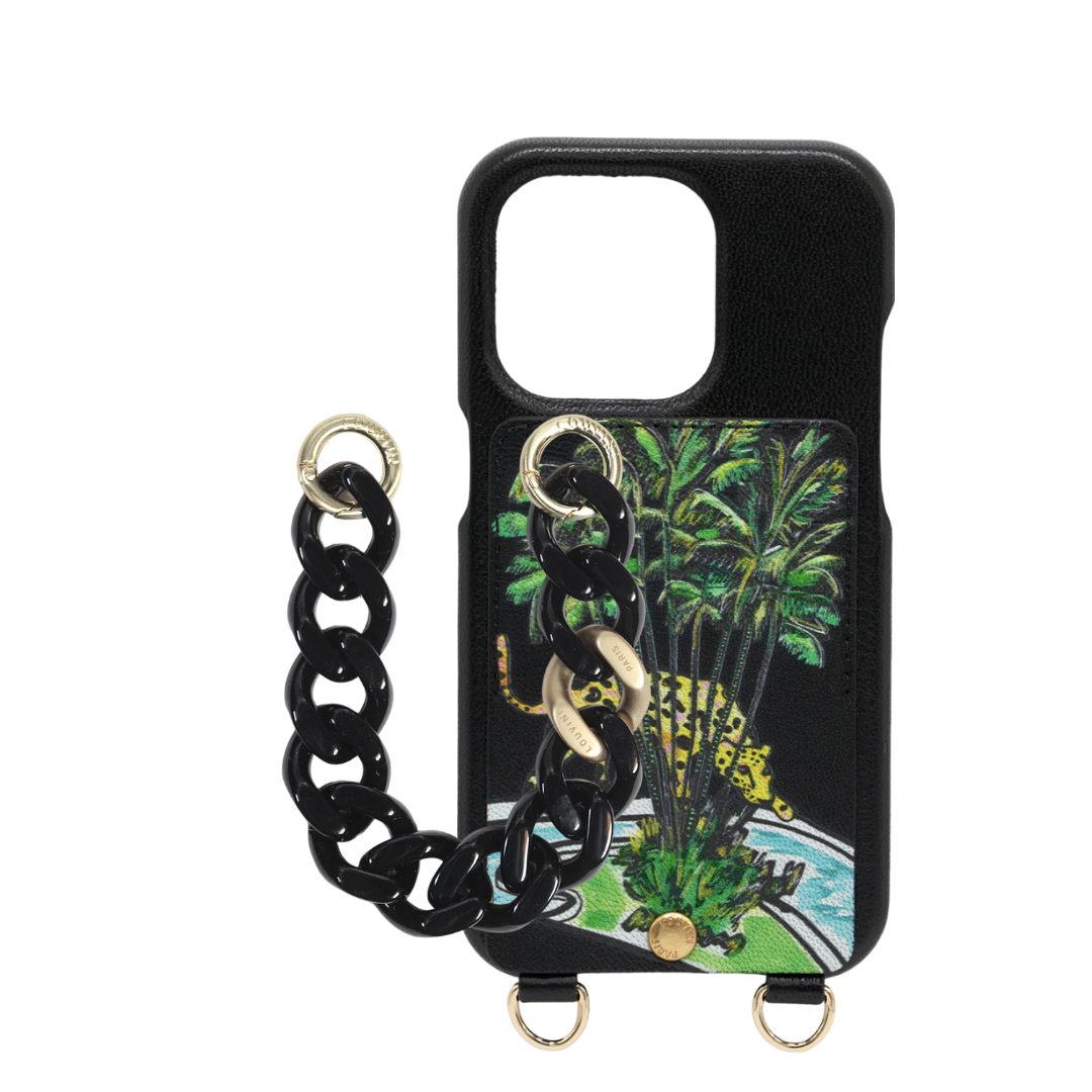 LOU x Filipe Jardim Black Case & PETIT ZOE Black Chain