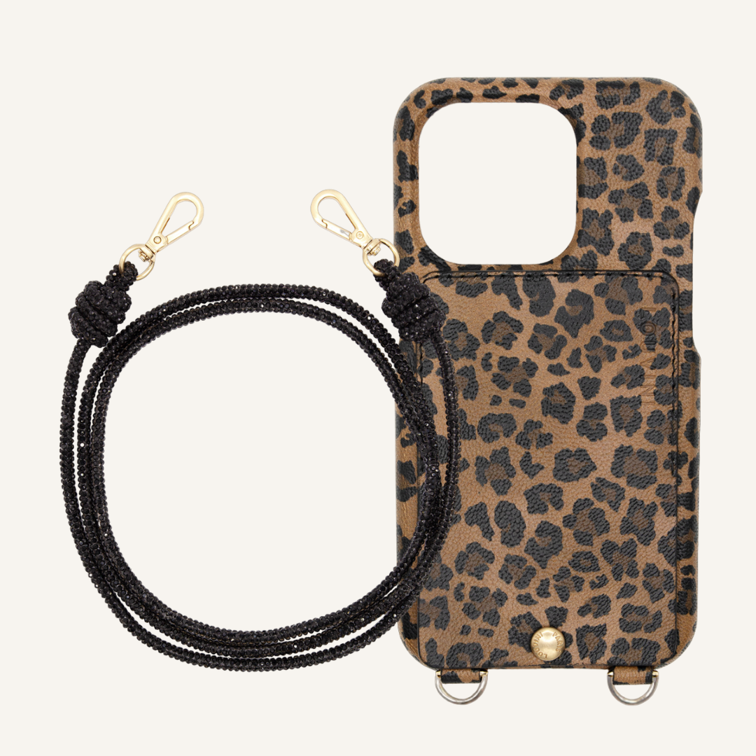 LOU LEOPARD CASE & KIM BLACK CORD