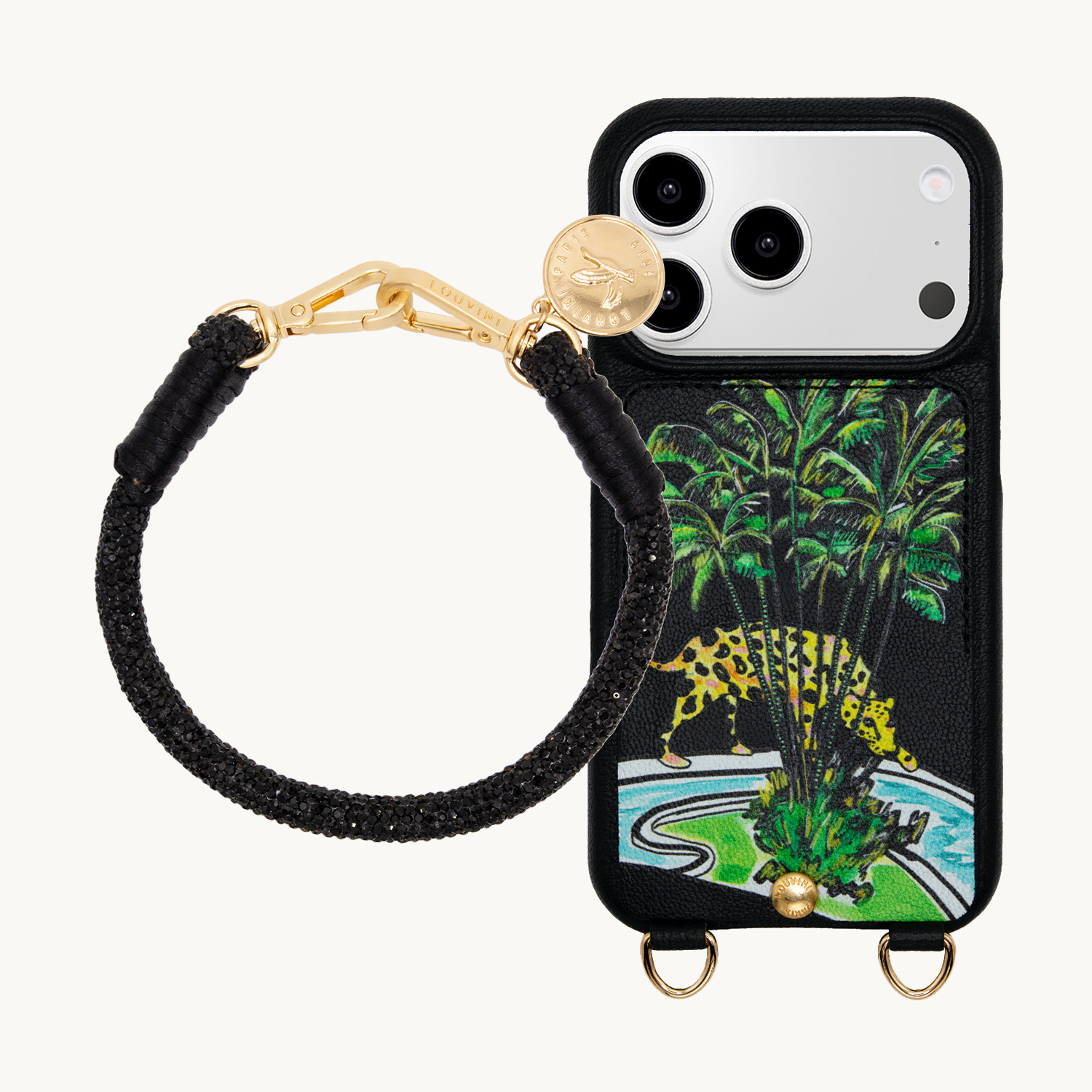 iPhone Case LOU x Filipe Jardim Black & PETIT KIM Black Bracelet