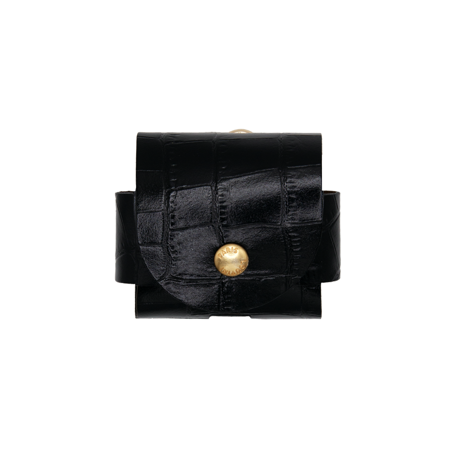 JOE AirPods Case - Black Crocodile