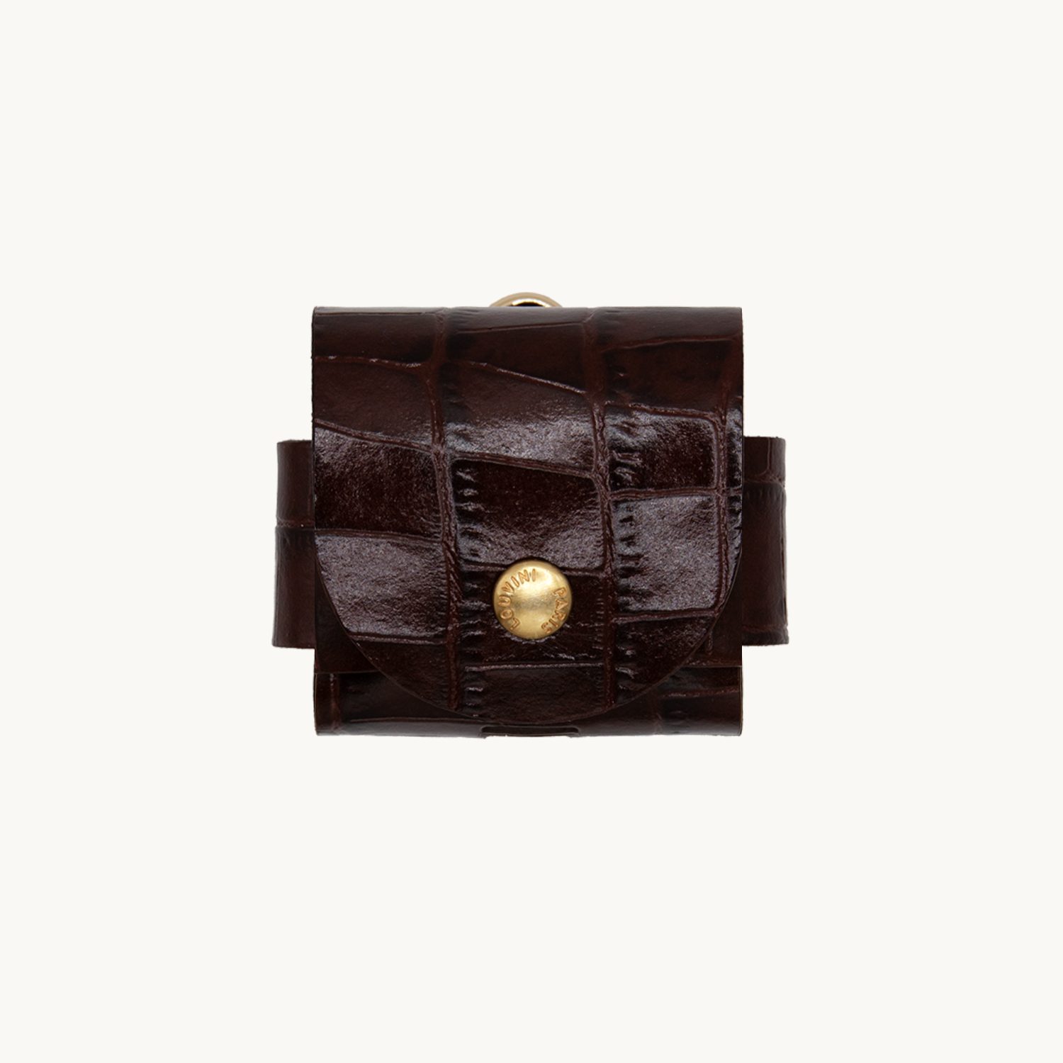 JOE AirPods Case - Brown Crocodile