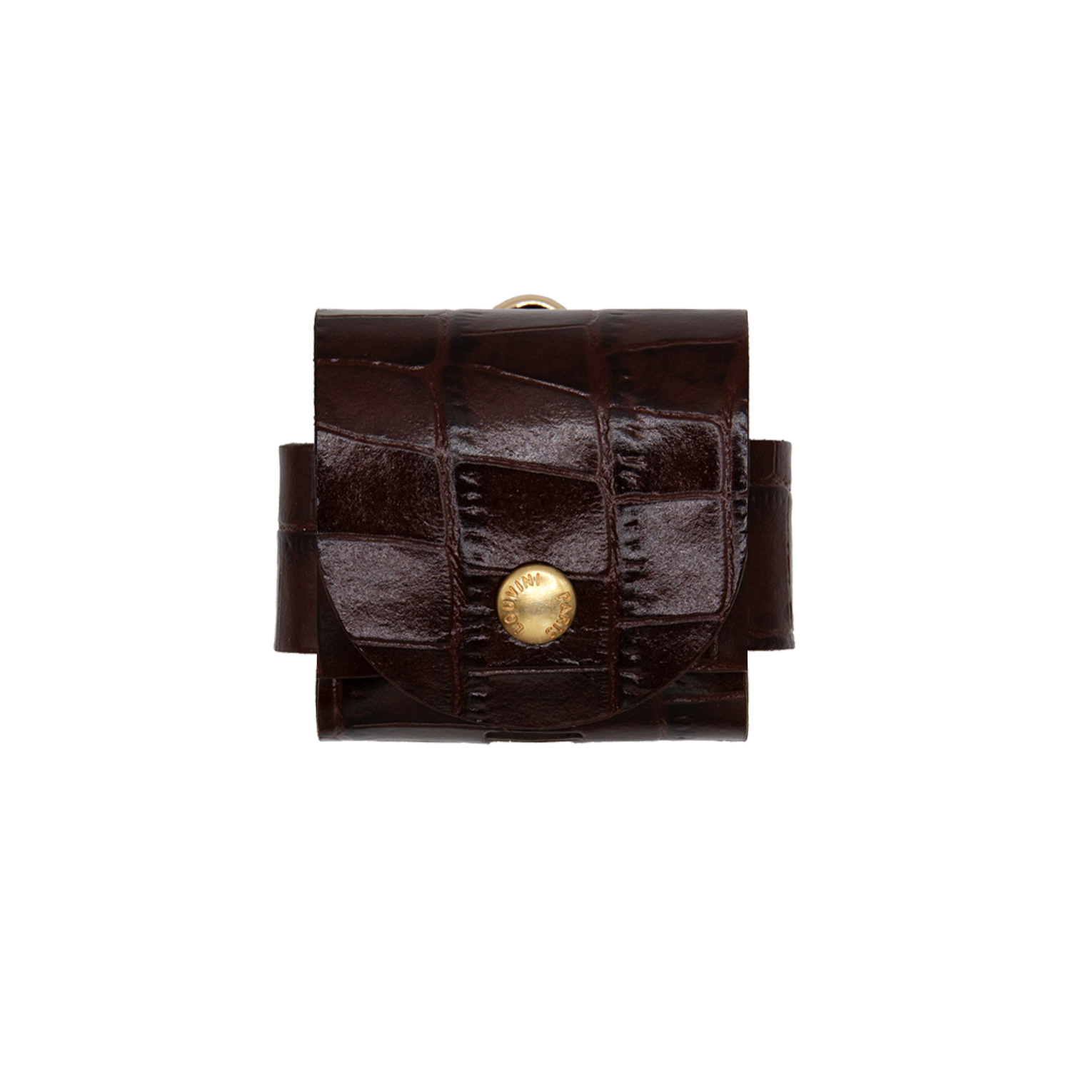JOE AirPods Case - Brown Crocodile