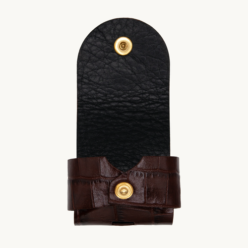 JOE AirPods Case - Brown Crocodile