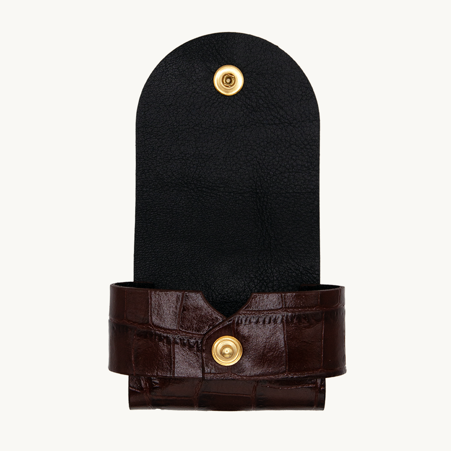 JOE AirPods Case - Brown Crocodile