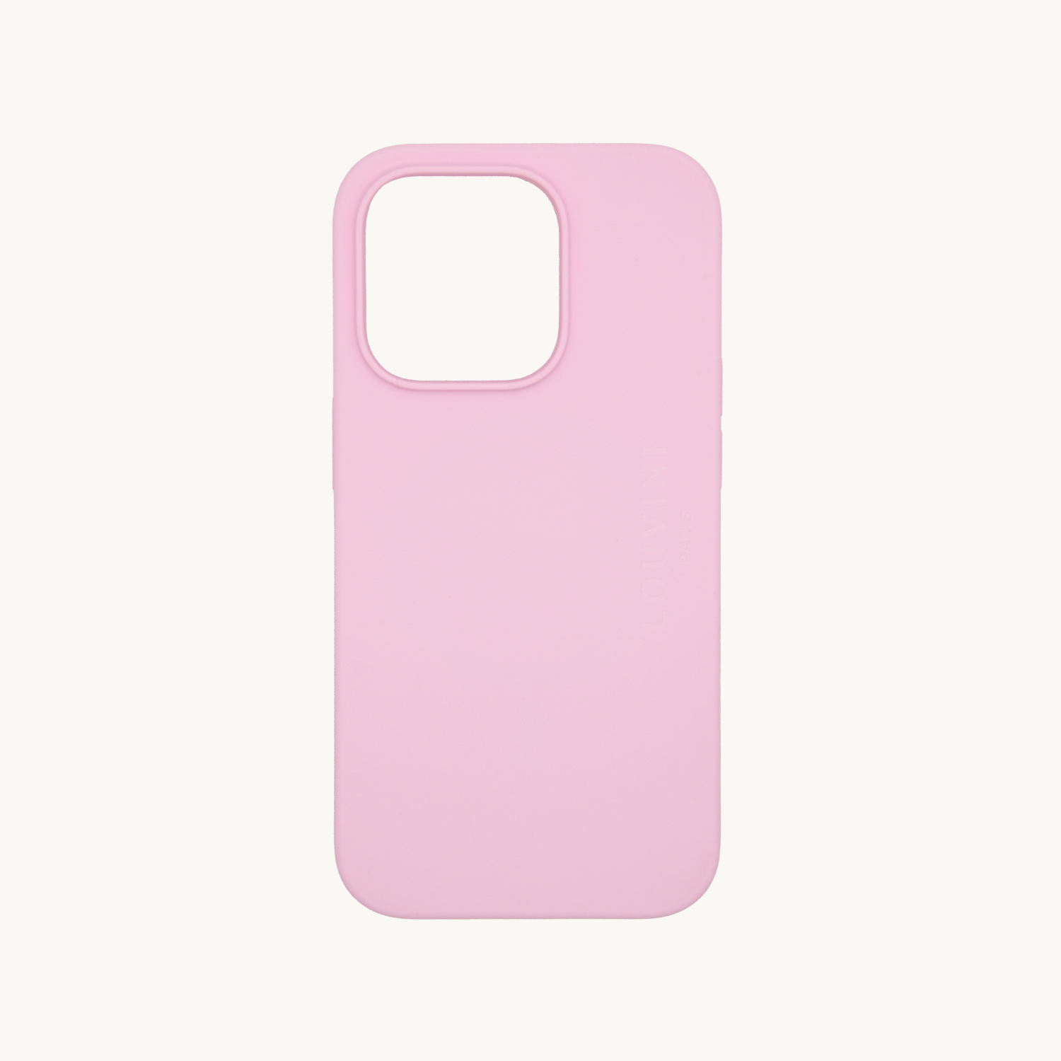 coque iPhone 14 Pro silicone rose 