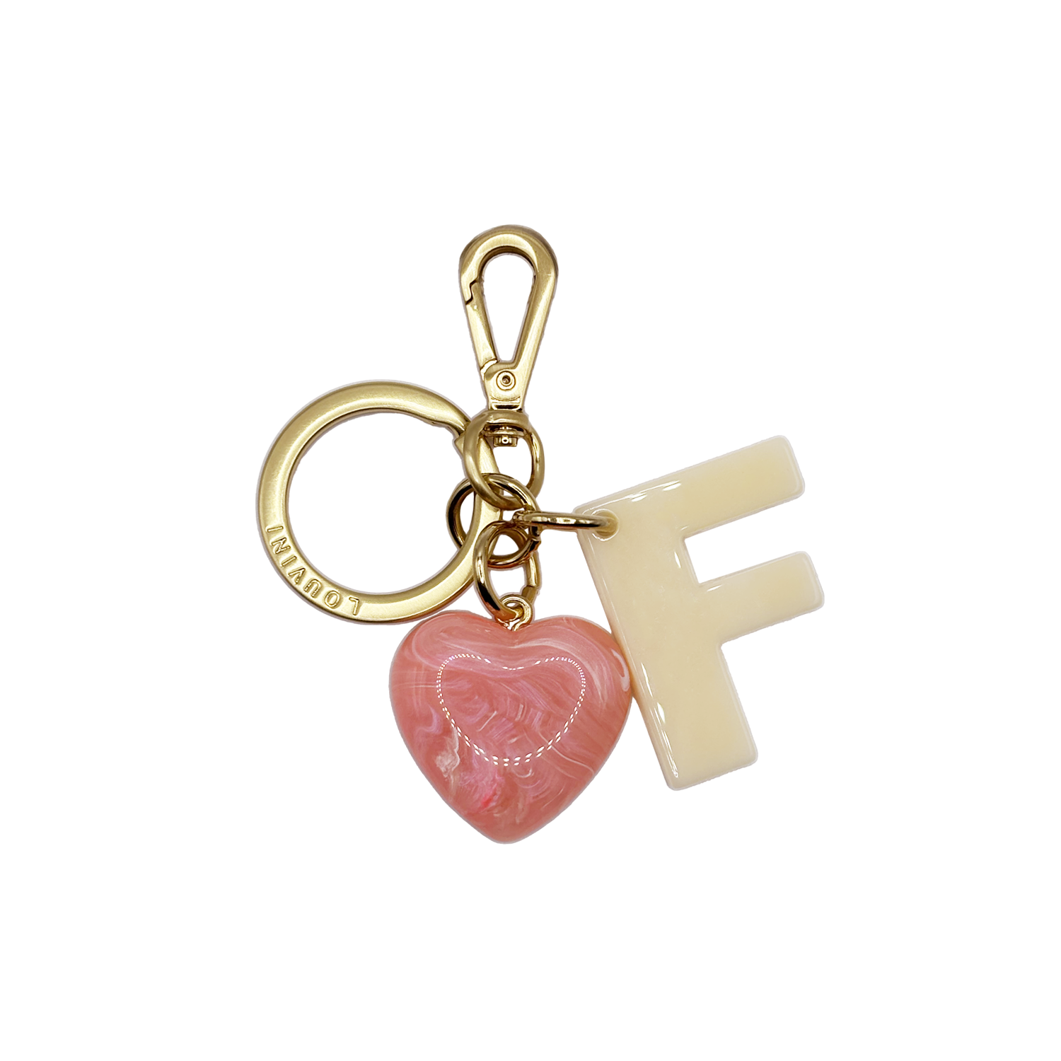 KEY RING - LETTRE D'AMOUR F