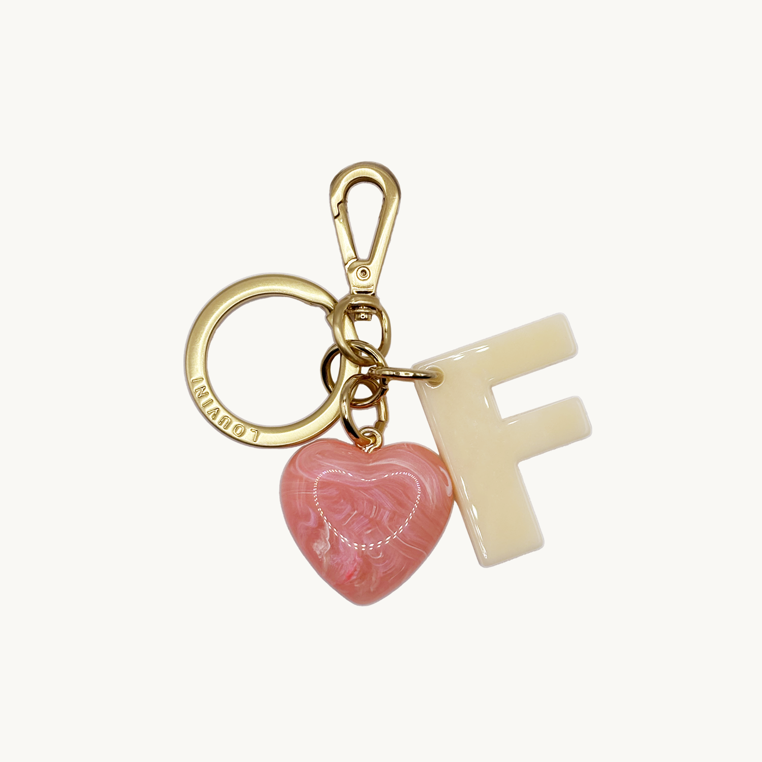 KEY RING - LETTRE D'AMOUR F