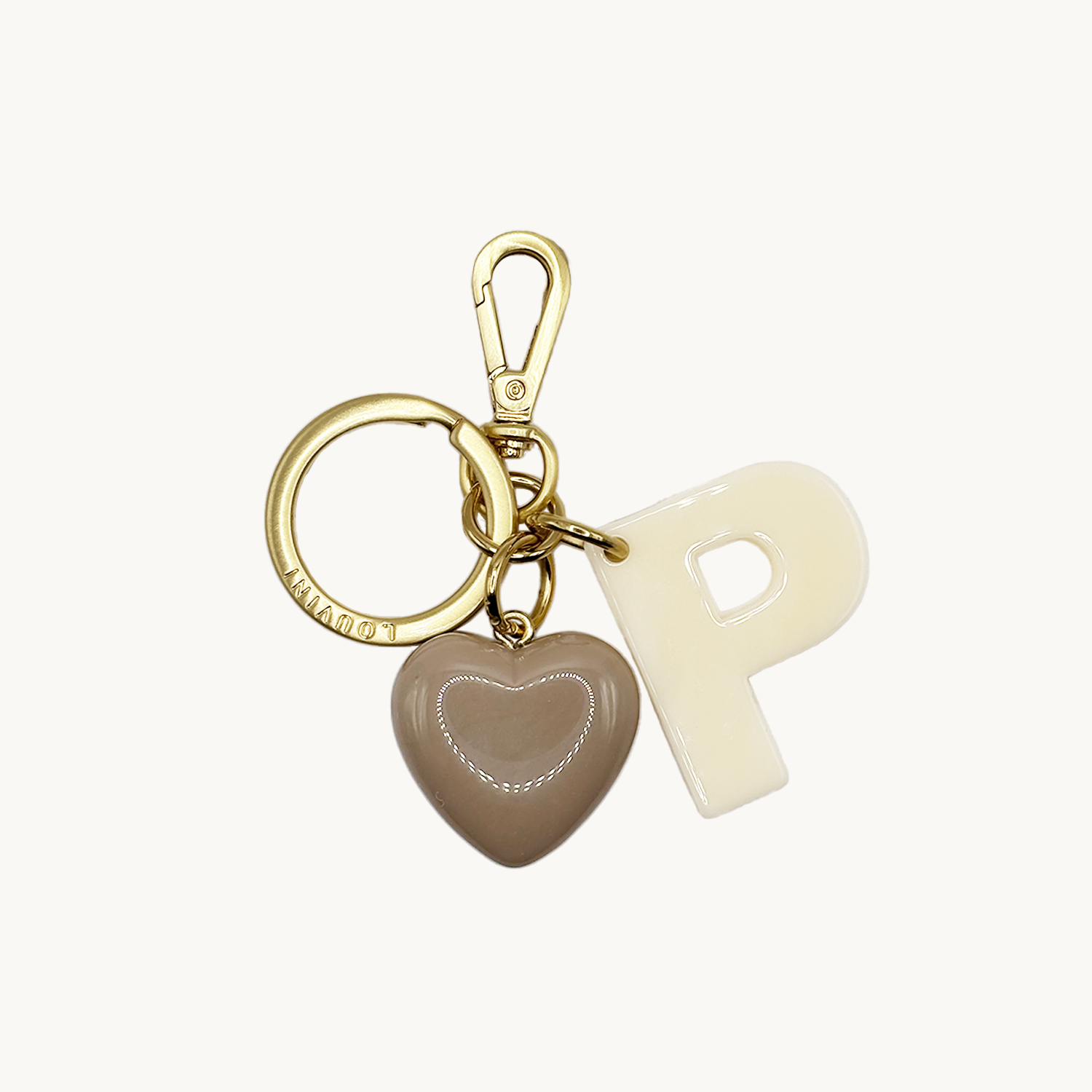 KEY RING - LETTRE D'AMOUR P