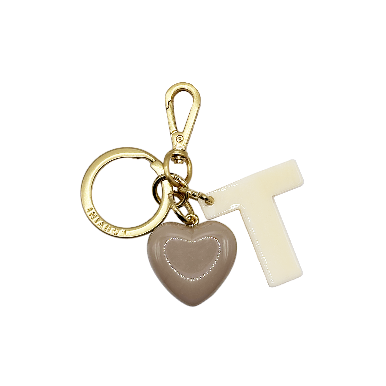 KEY RING - LETTRE D'AMOUR T
