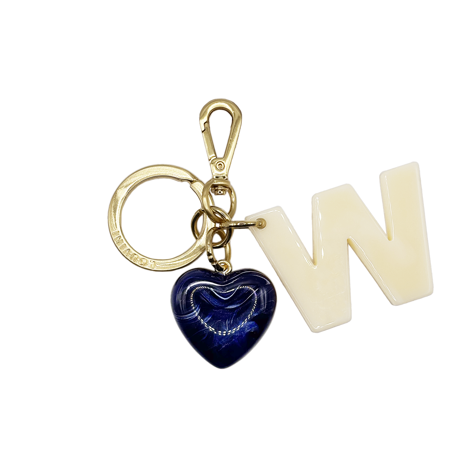 KEY RING - LETTRE D'AMOUR W