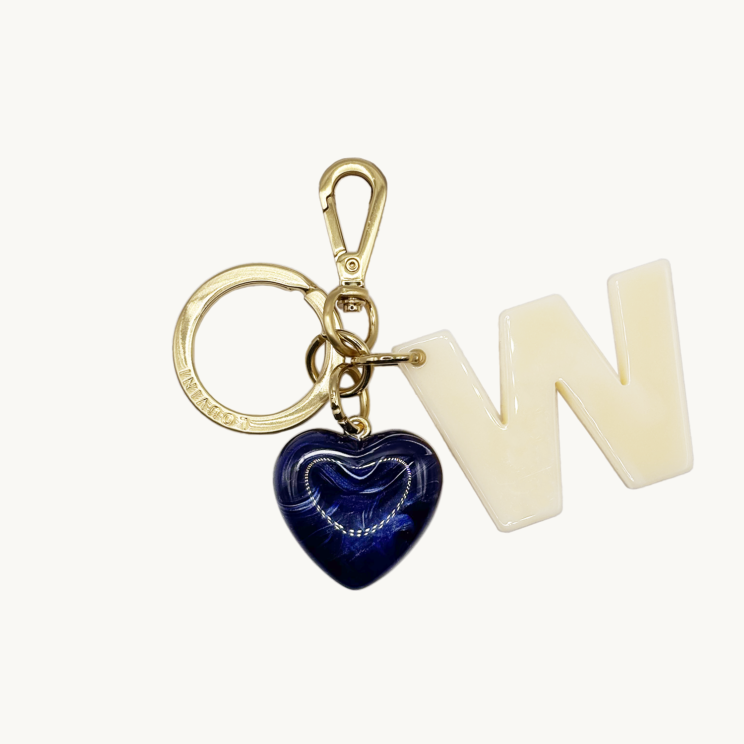 KEY RING - LETTRE D'AMOUR W