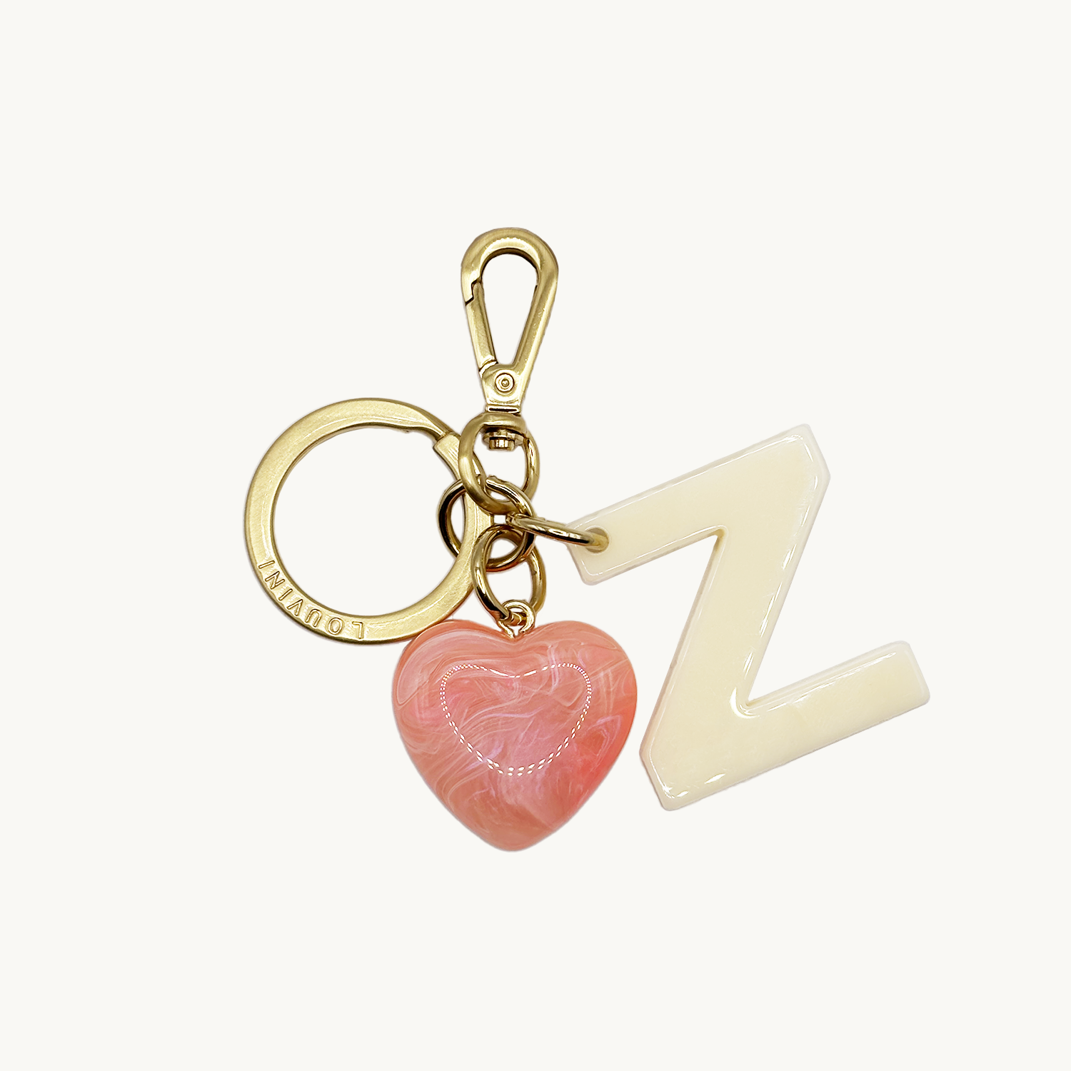 KEY RING - LETTRE D'AMOUR Z