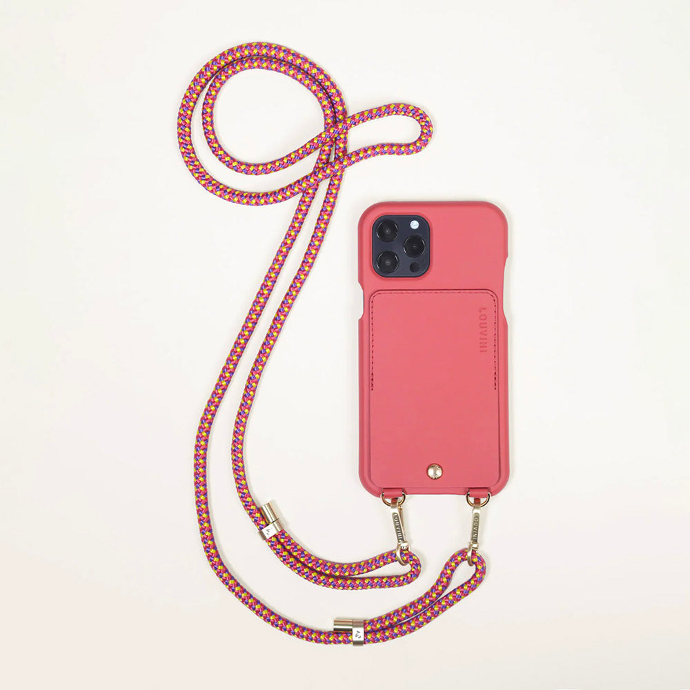 Lou Blush Case & Tessa Blush-Purple Cord