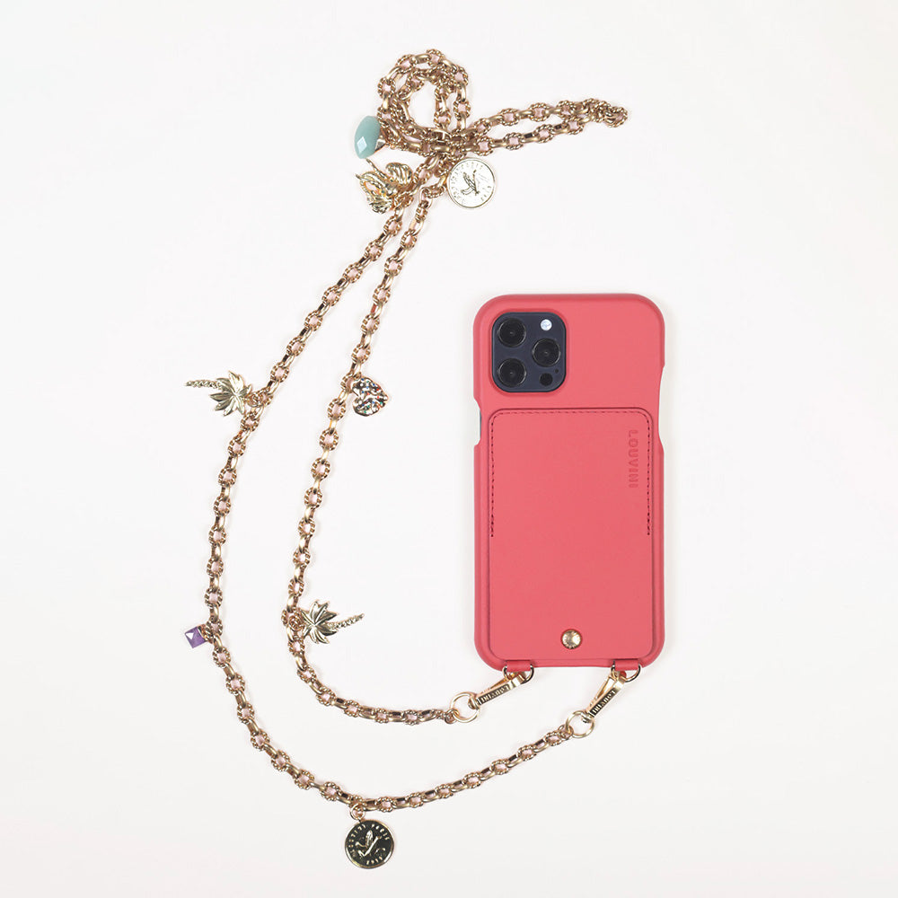 Lou Blush Case & Lucky Chain