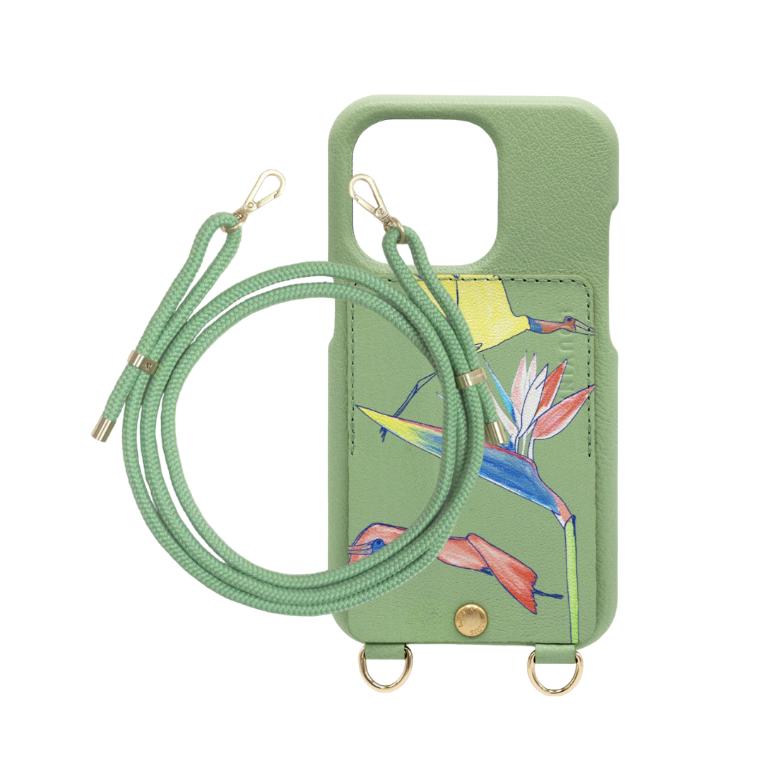 LOU x Filipe Jardim Khaki Case & TESSA Light Green Cord