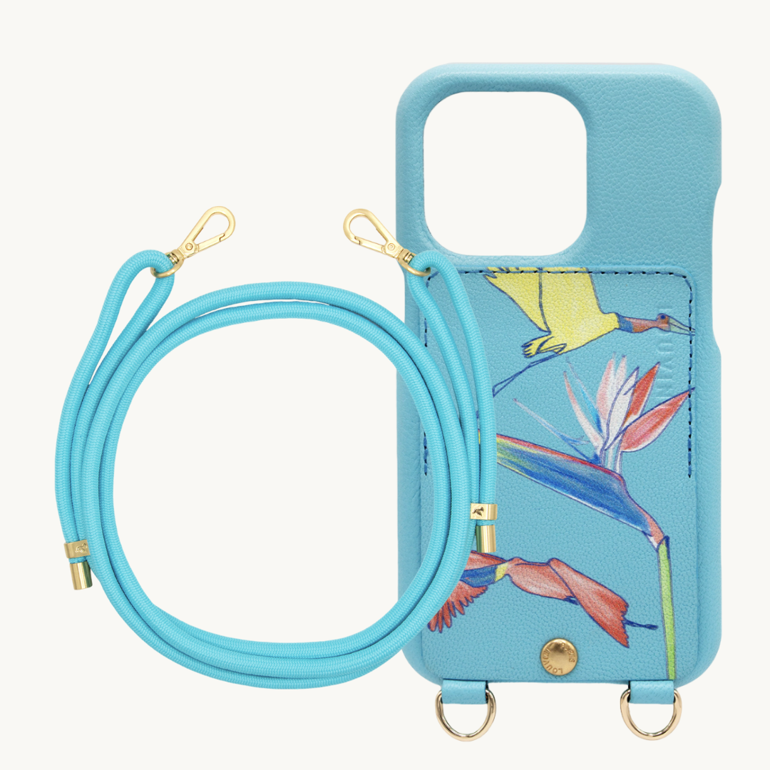 LOU x Filipe Jardim Turquoise Case & TESSA Turquoise Cord