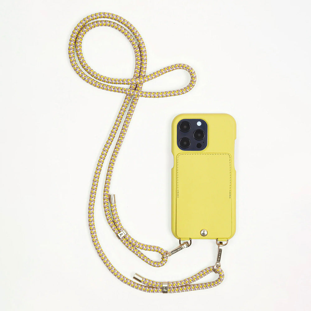 Lou Yellow Case & Tessa Yellow-Pink Cord