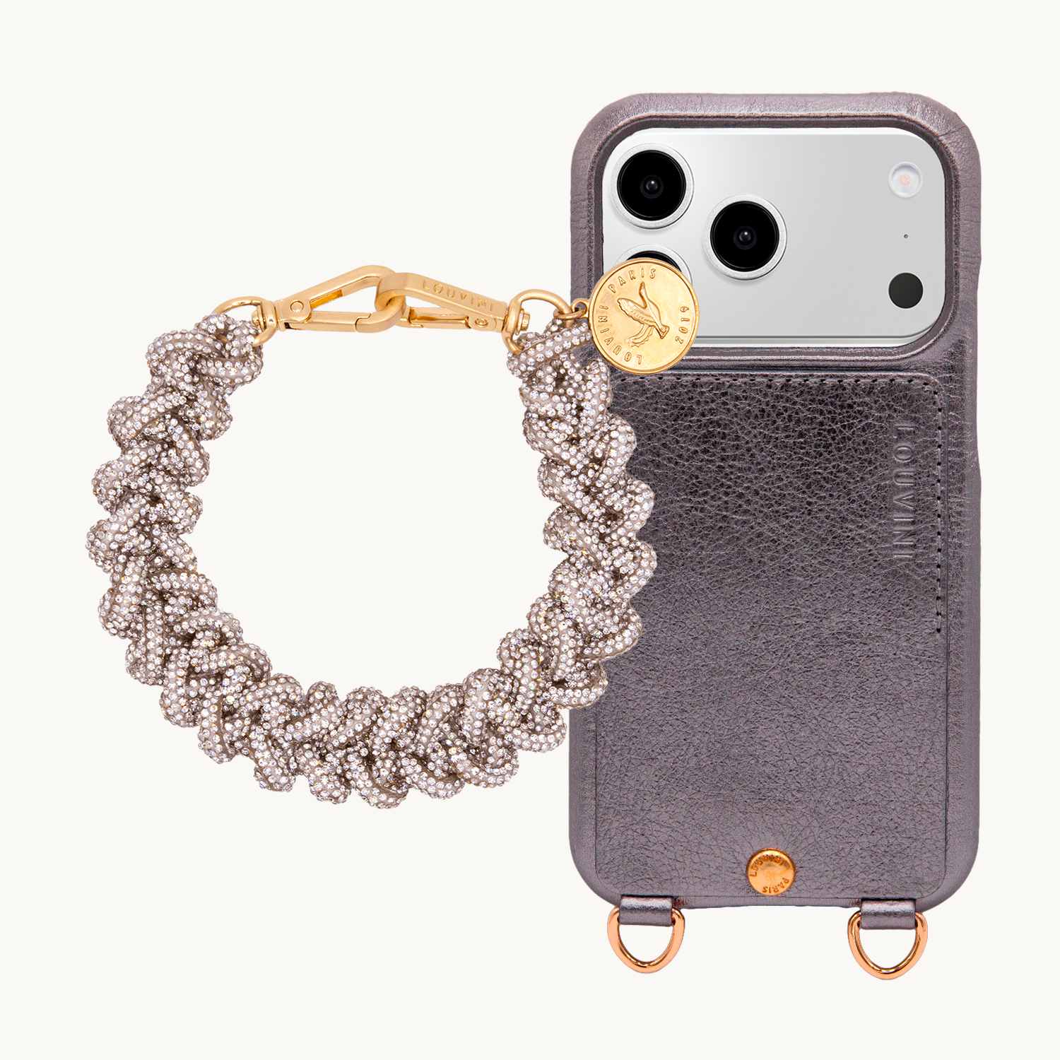 iPhone Case LOU Anthracite & PETIT SCARLETT Bracelet