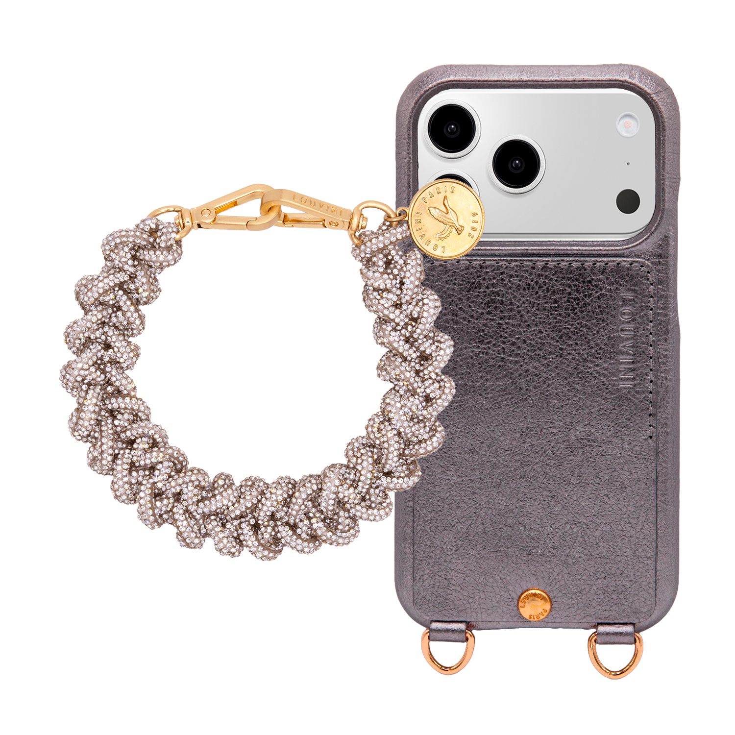 iPhone Case LOU Anthracite & PETIT SCARLETT Bracelet