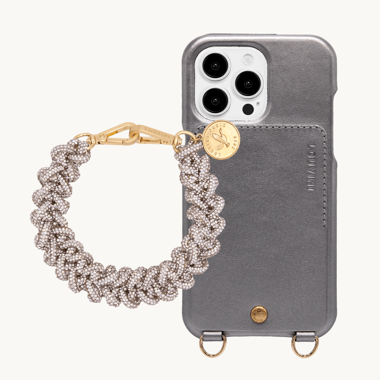 iPhone Case LOU Anthracite & PETIT SCARLETT Bracelet