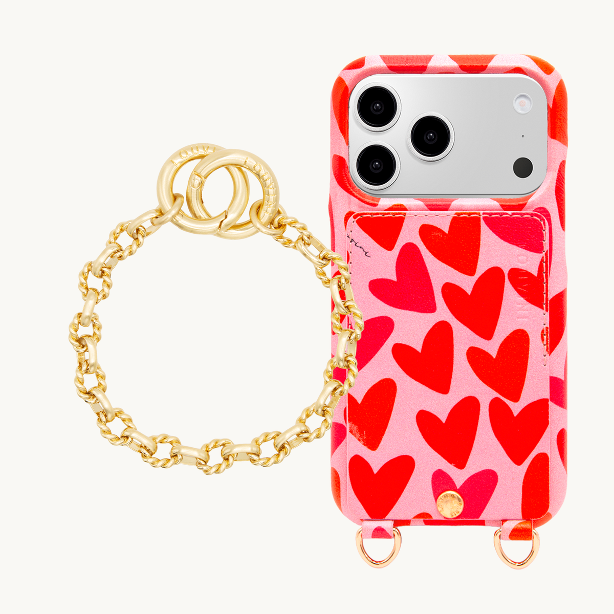 LOU Hearts iPhone Case & Bracelet PETIT LUCKY NAKED