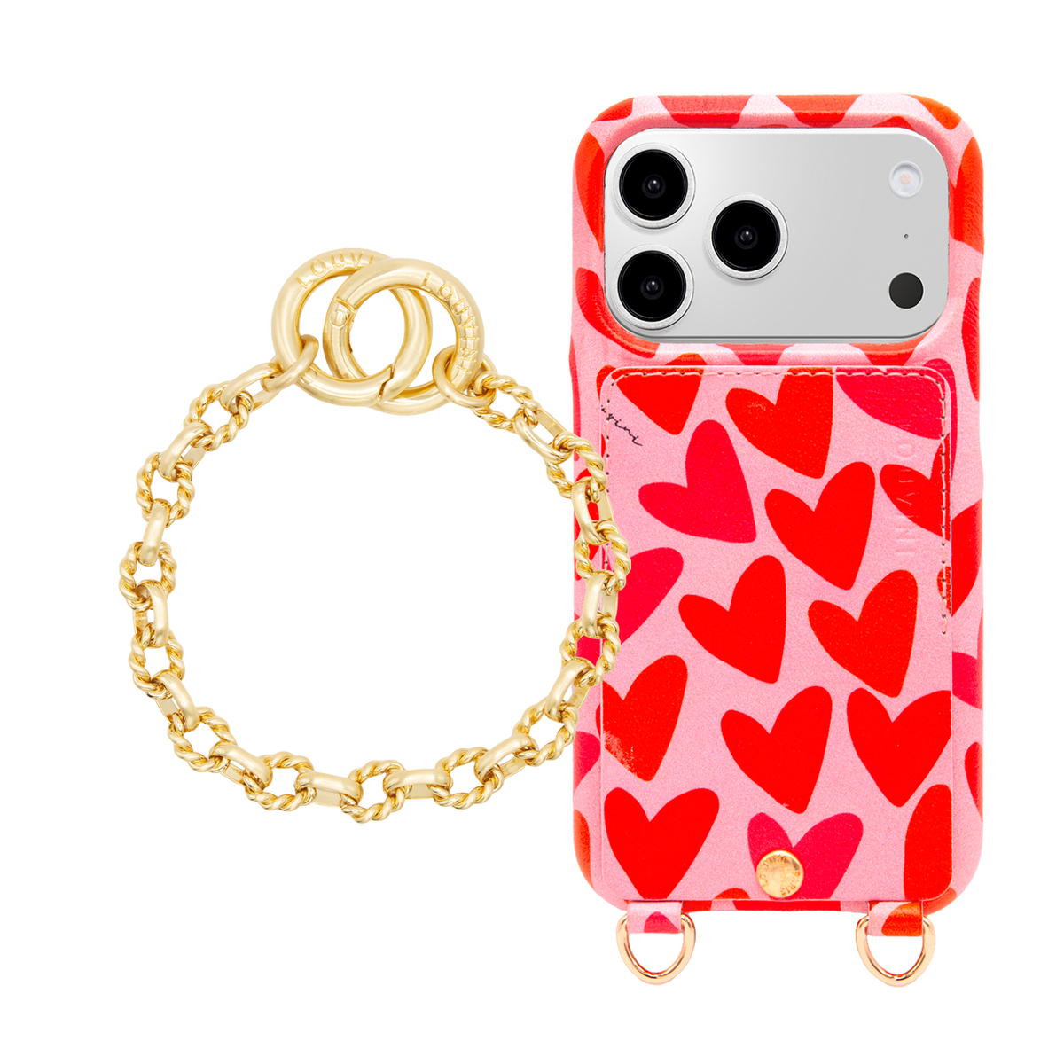 LOU Hearts iPhone Case & Bracelet PETIT LUCKY NAKED