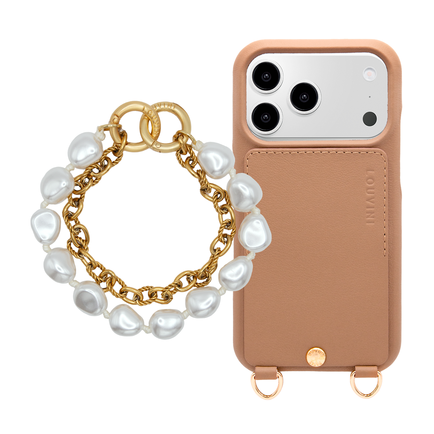 LOU iPhone Case Camel & PETIT VICTOIRE Bracelet