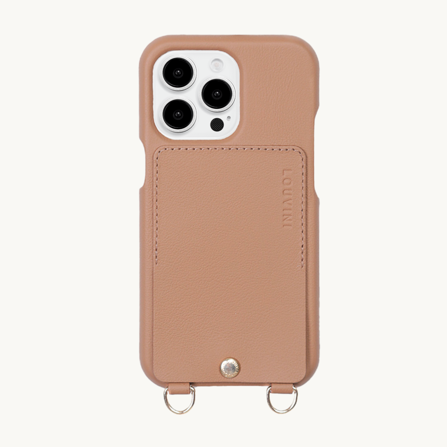 coque de téléphone avec étui en cuir camel 