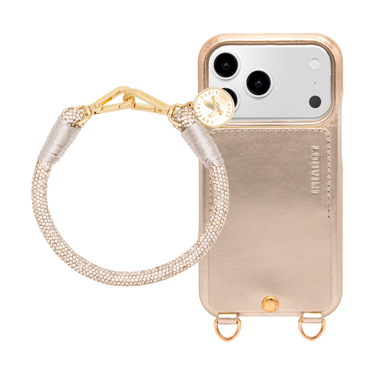 LOU Metallic Gold iPhone Case & Bracelet PETIT KELLY Gold