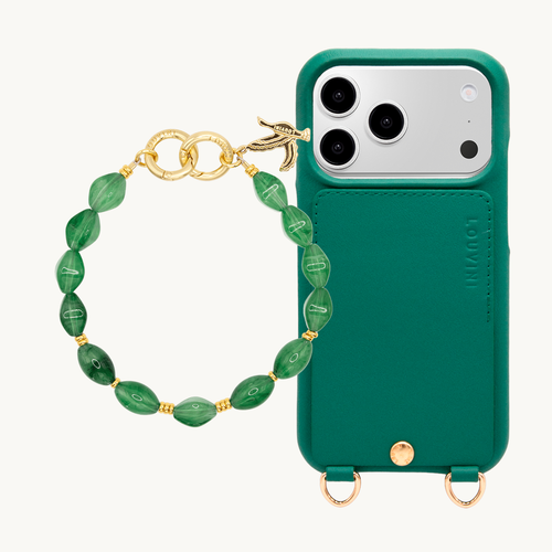 LOU iPhone Case Emerald & Bracelet PETIT RITA Green