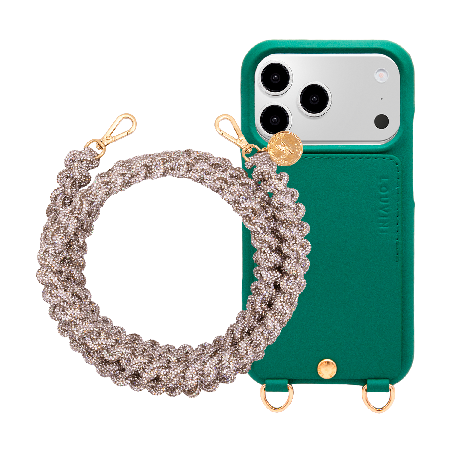 LOU iPhone Case Emerald & SCARLETT Cord