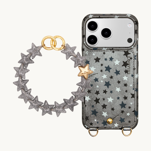 LOU Silver Stars iPhone Case & Bracelet PETIT ETOILE Silver