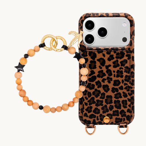iPhone Case LOU Leopard & PETIT ARIELLE Black Star Bracelet