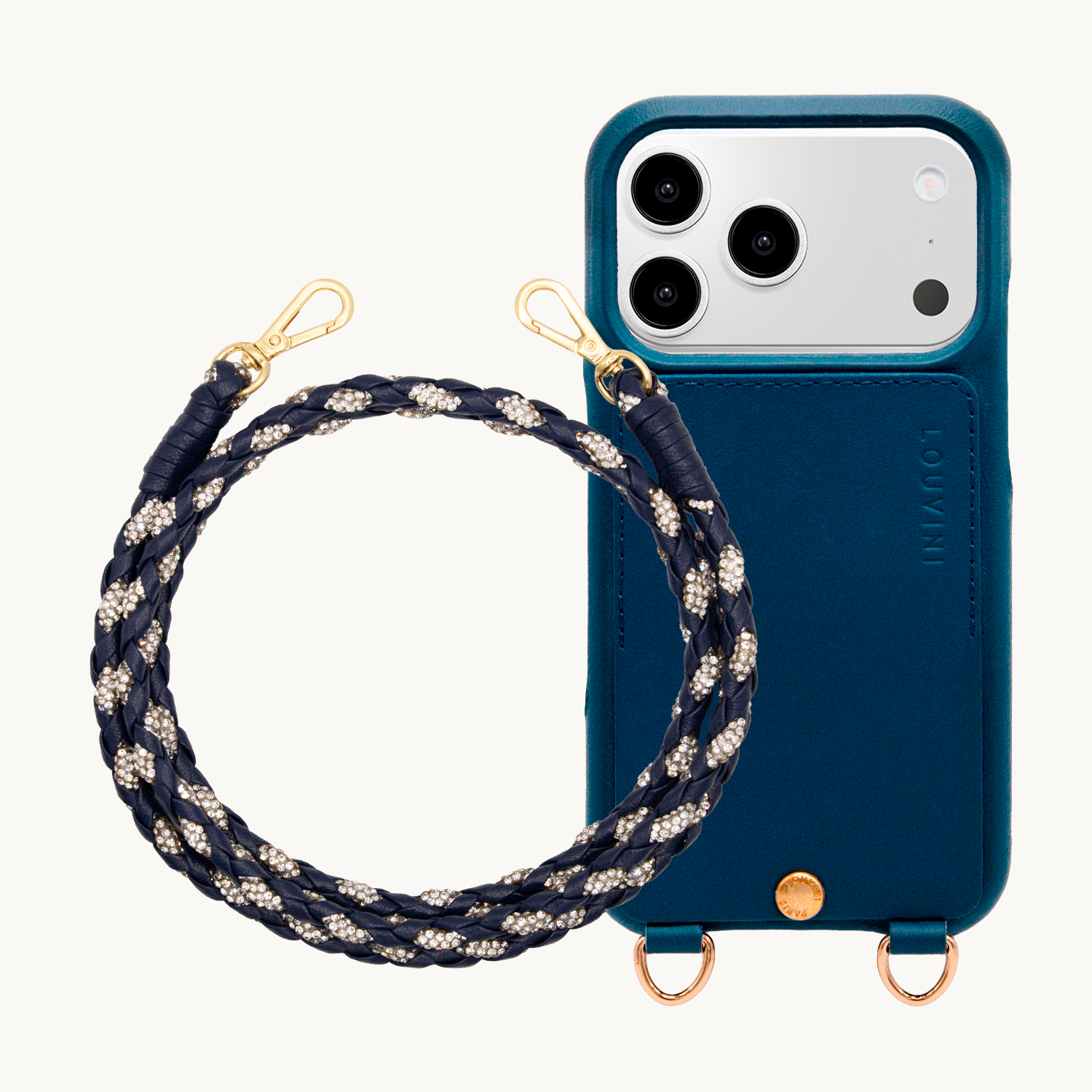 LOU iPhone Case Navy & KYLIE Cord Navy