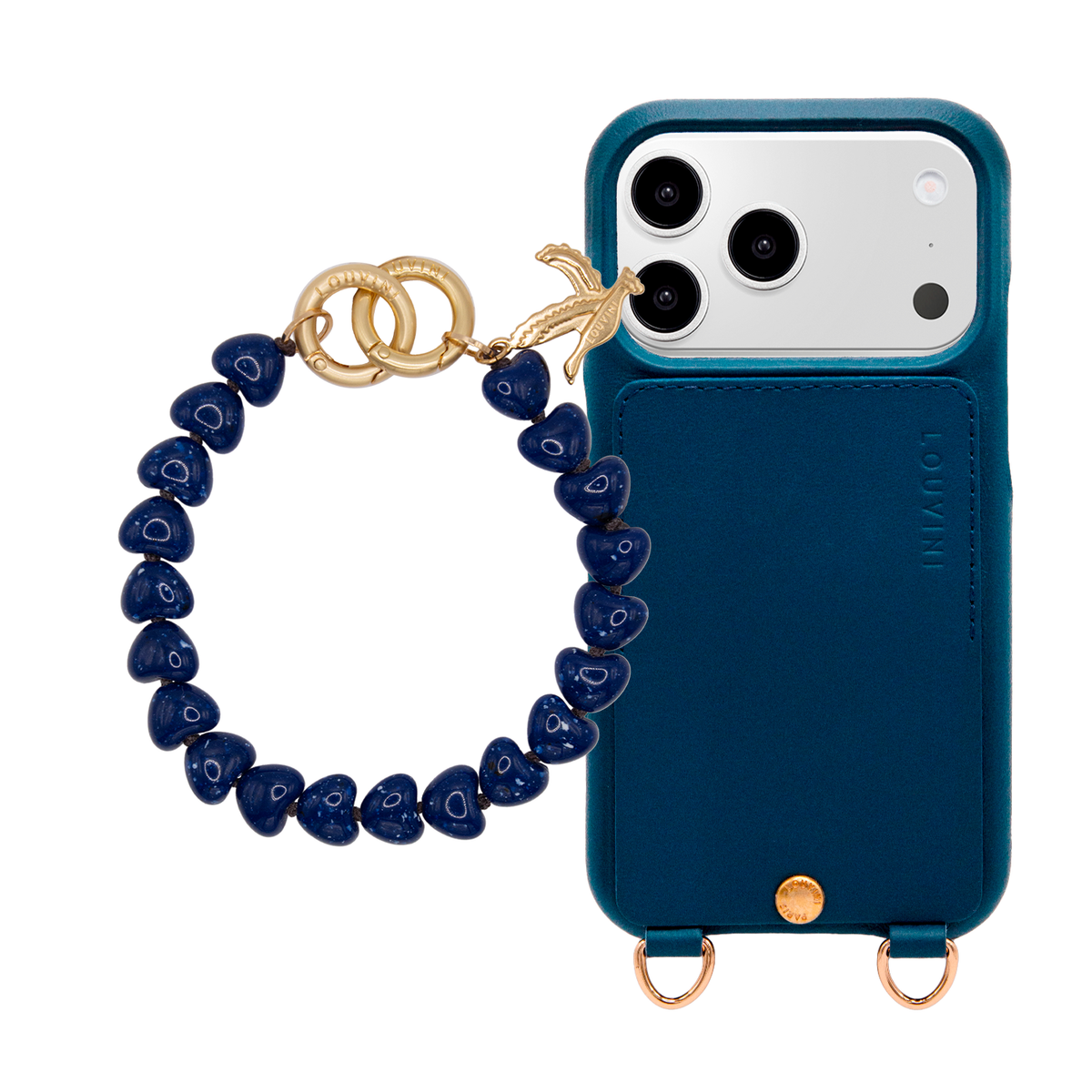 LOU Navy iPhone Case & Bracelet TINY CUORE Navy