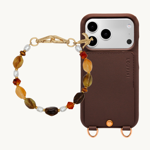 LOU Brown iPhone Case & Bracelet PETIT ESMEE Amber