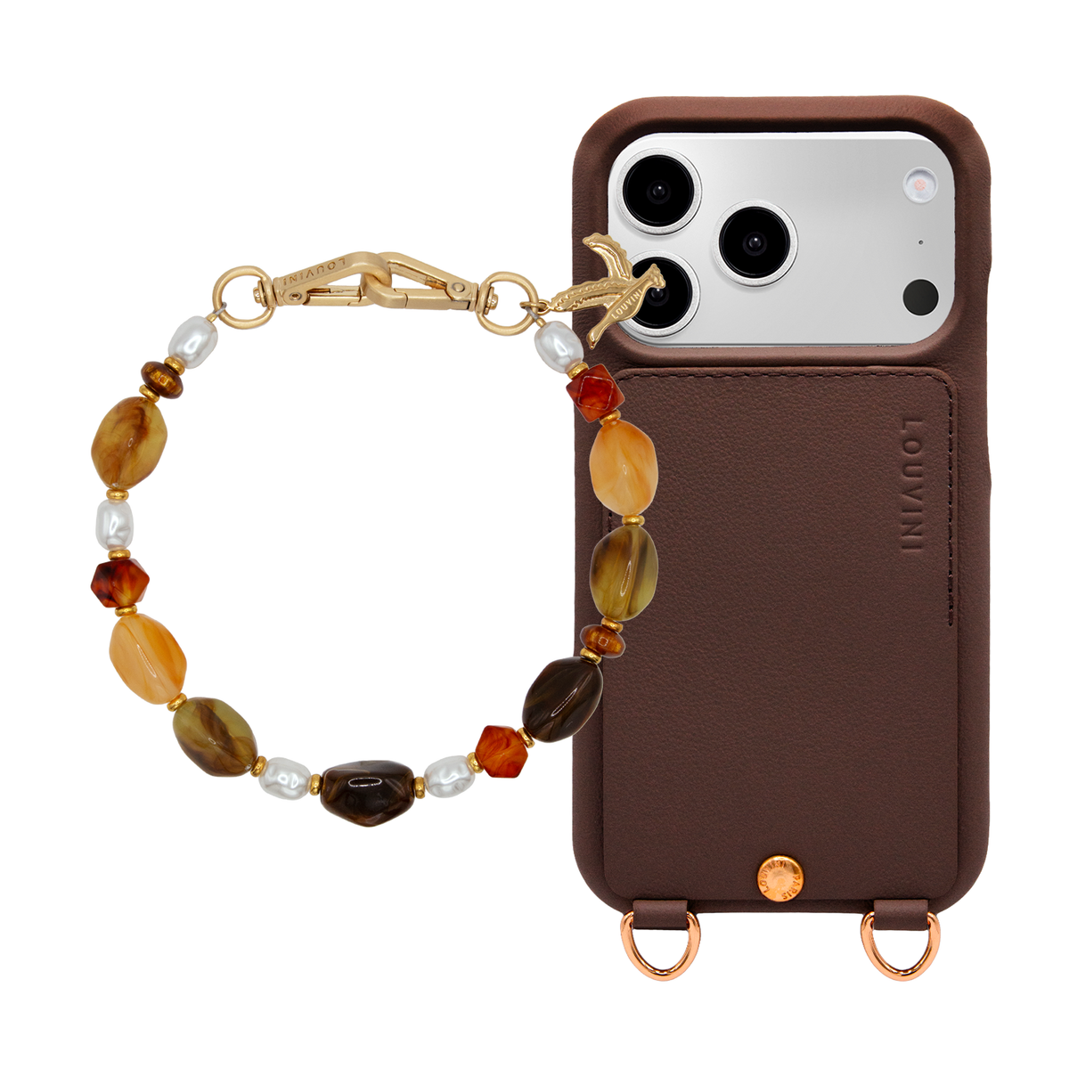 LOU Brown iPhone Case & Bracelet PETIT ESMEE Amber