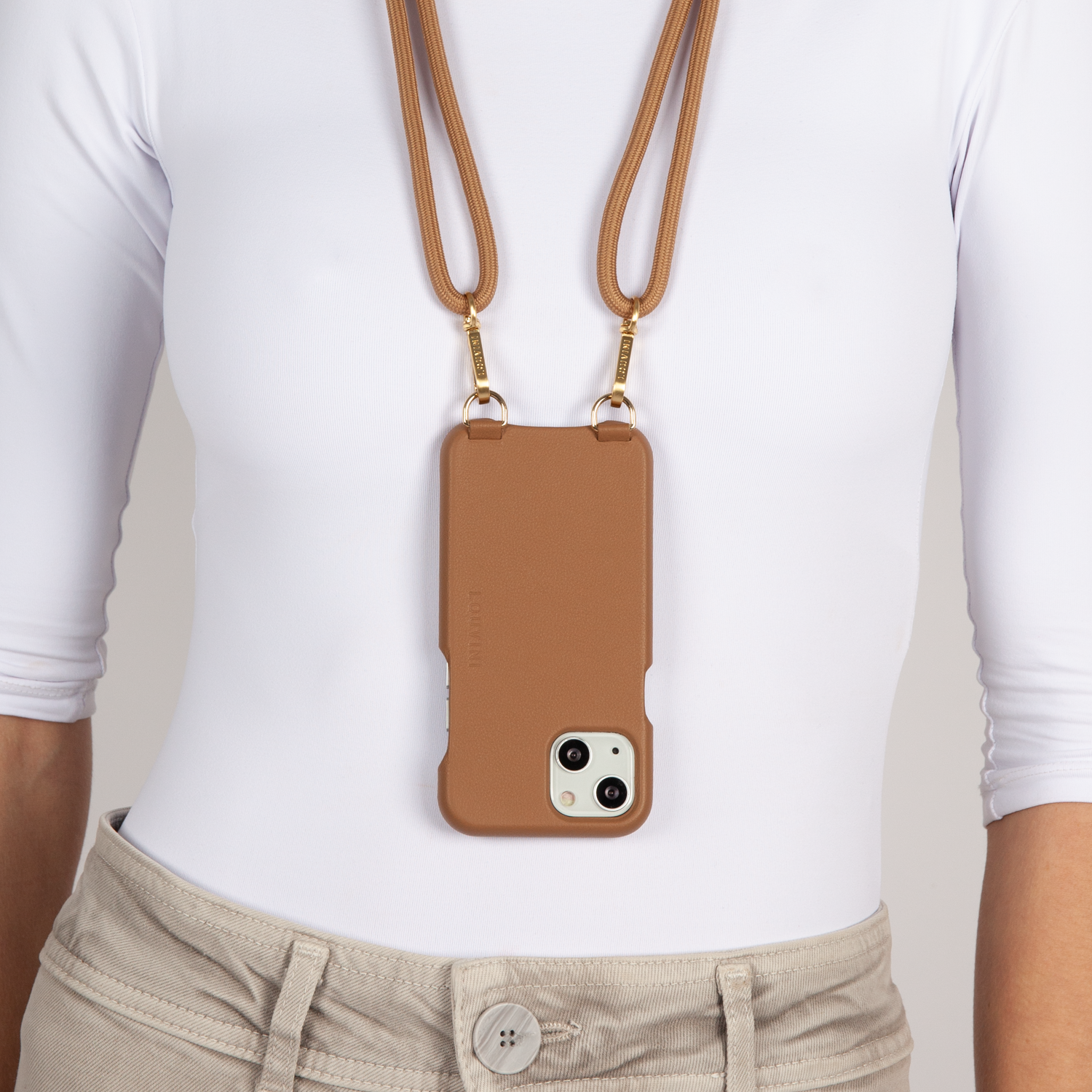 LEATHER IPHONE CASE PETIT LOU (Iphone 12 & 13 mini)