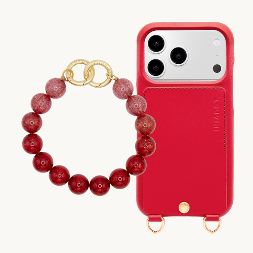 LOU Red iPhone Case & PETIT BILLY Red Bracelet