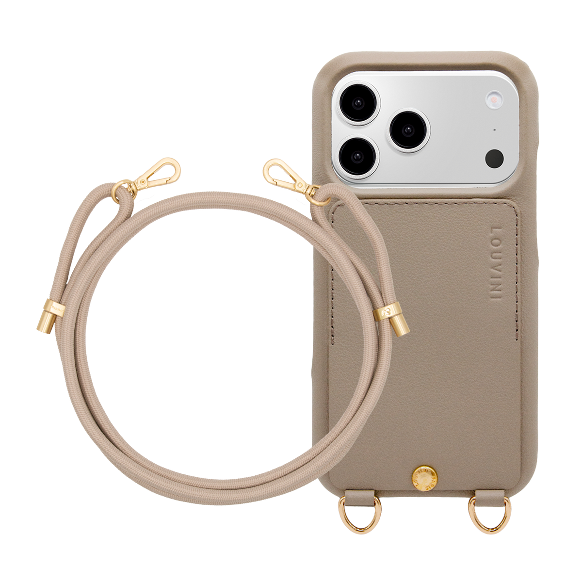 LOU iPhone Case Taupe & TESSA Cord Taupe