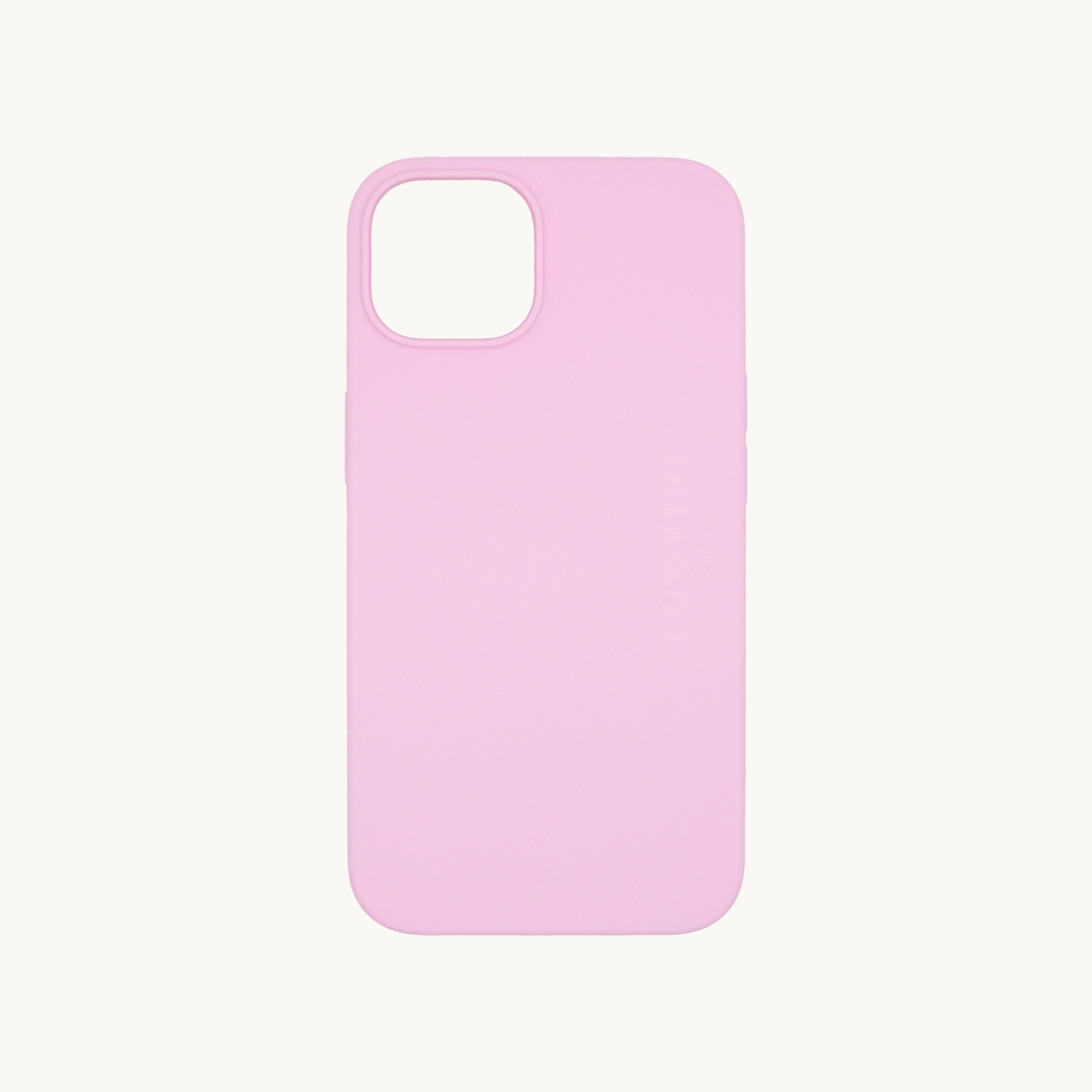 coque iphone 13 / 14 silicone rose 