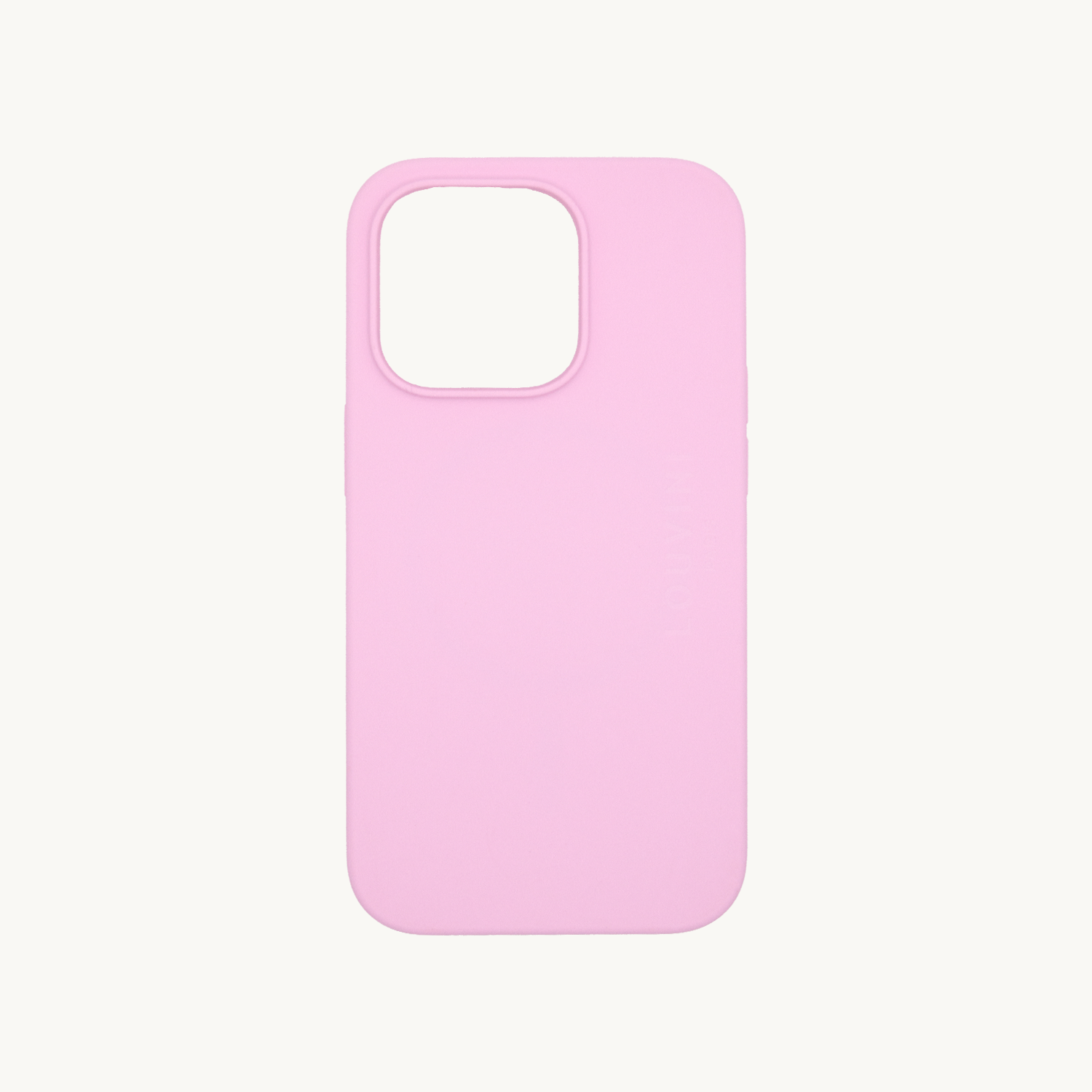 coque iPhone 14 Pro silicone rose 